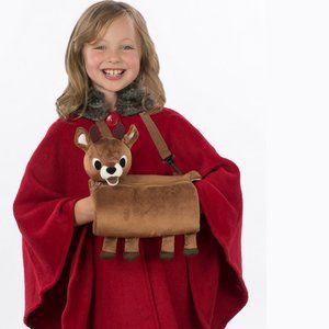3-in-1 Cuddly Fun Muff/Handbag/Plush Reindeer